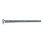 MIDWEST FASTENER 1/4"-20 x 4" Zinc Plated Grade 2 / A307 Steel Coarse Thread Carriage Bolts 1 12PK 34868